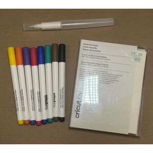 Cricut Joy™ Watercolor Marker & Brush Set & Watercolor Card and Envelope Pack